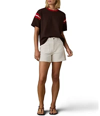 Faherty Sport Jersey Knit Crew Neck Short Sleeve Tee