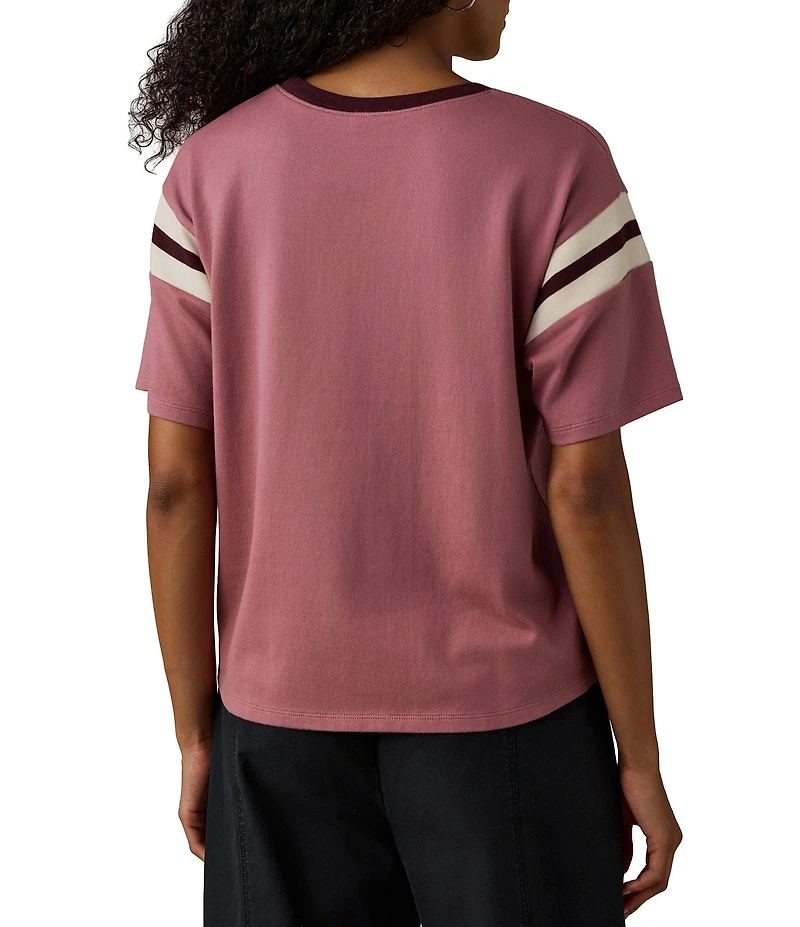 Faherty Sport Jersey Knit Crew Neck Short Sleeve Tee