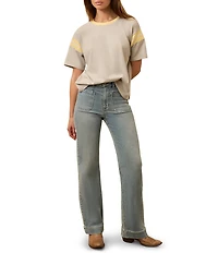 Faherty Sport Jersey Knit Crew Neck Short Sleeve Tee