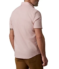 Faherty Stretch Movement Short Sleeve Geometric Print Woven Shirt