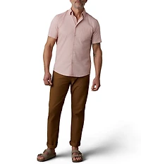 Faherty Stretch Movement Short Sleeve Geometric Print Woven Shirt