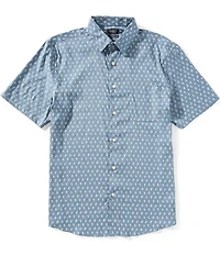 Faherty Stretch Movement Short Sleeve Woven Shirt
