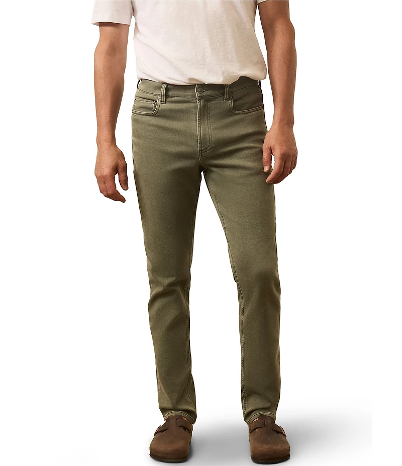 Faherty Stretch Terry 5-Pocket Slim Pants
