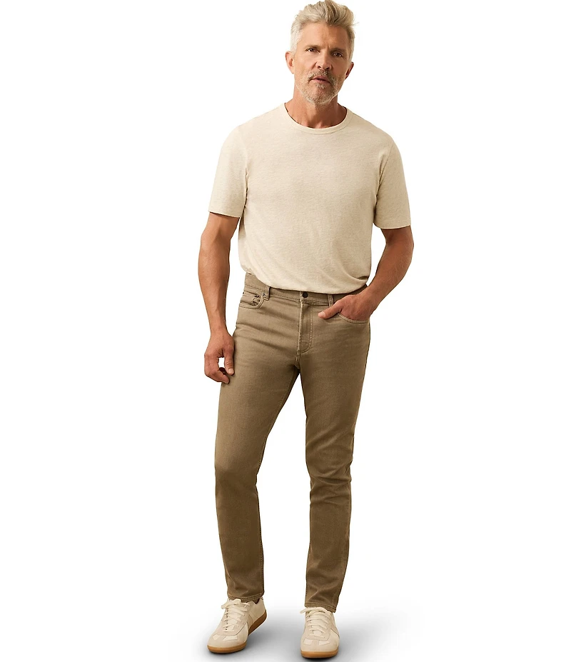 Faherty Stretch Terry 5-Pocket Slim Pants