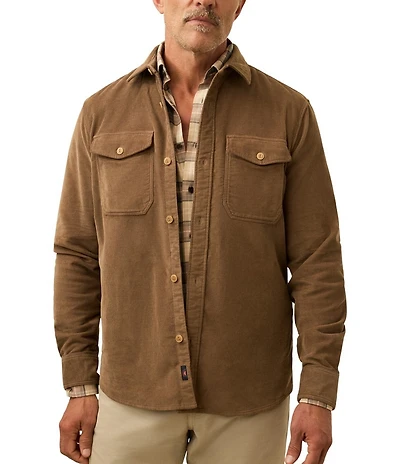 Faherty Stretch Terry Corduroy Workshirt