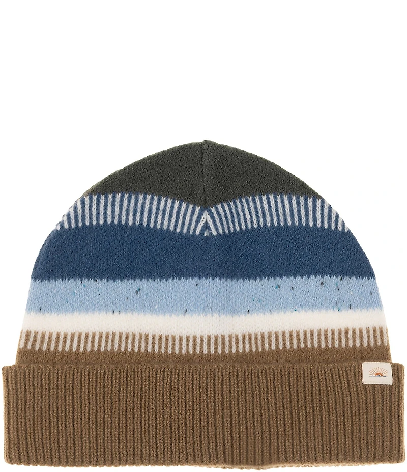 Faherty Striped Wool Beanie