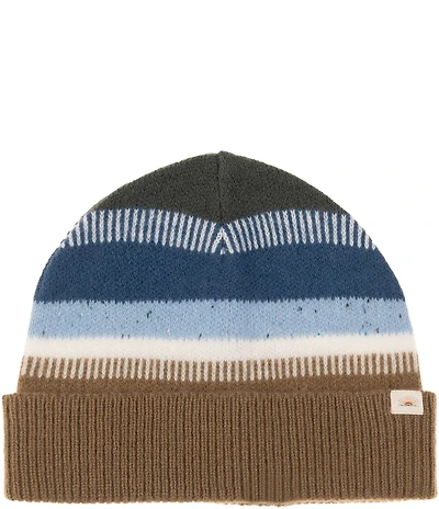 Faherty Striped Wool Beanie