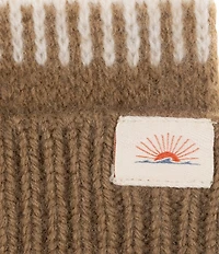 Faherty Striped Wool Beanie