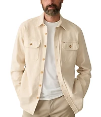 Faherty Sunwashed CPO Long Sleeve Woven Shirt