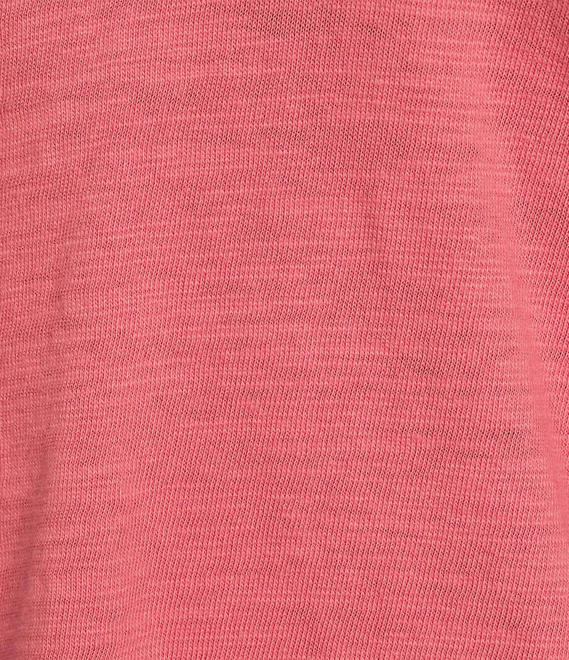 Faherty Sunwashed Crew Neck Long Sleeve Stripe Top