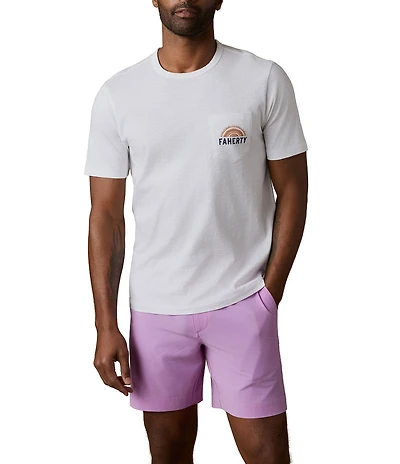 Faherty Sunwashed Graphic Short Sleeve T-Shirt