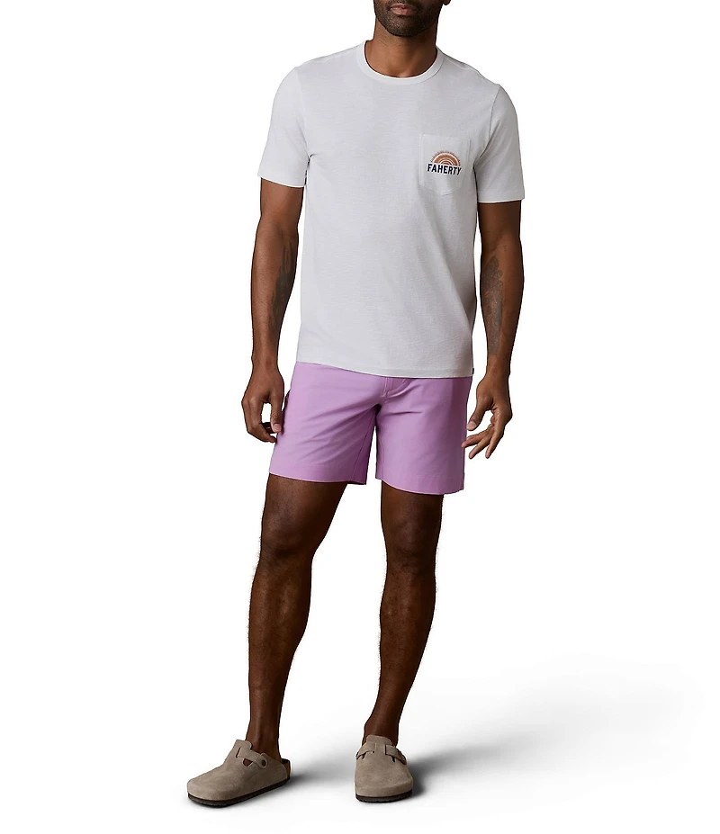 Faherty Sunwashed Graphic Short Sleeve T-Shirt