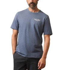 Faherty Sunwashed Organic Cotton Graphic Short Sleeve T-Shirt