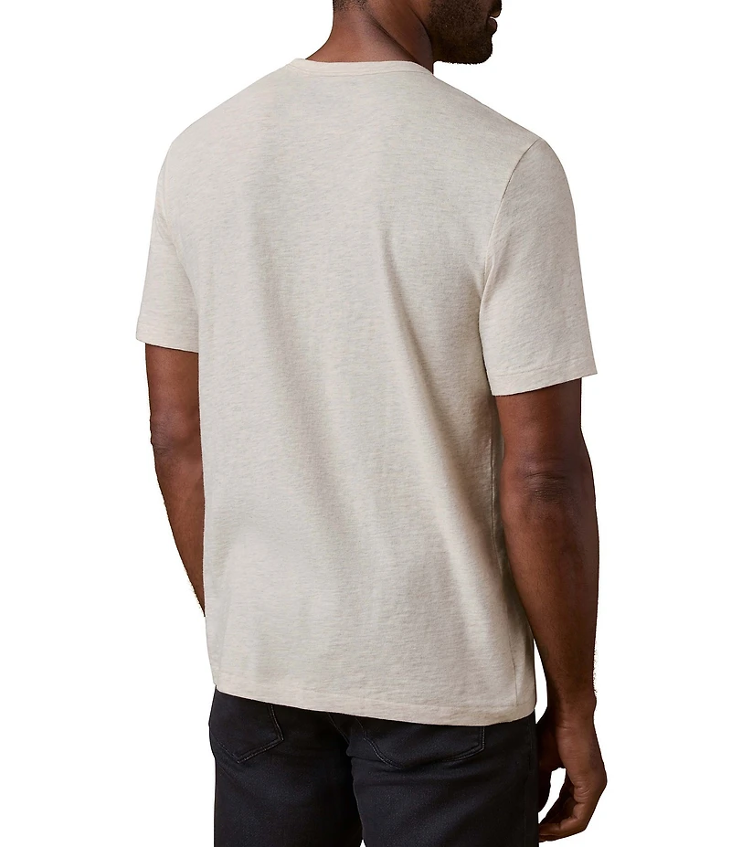 Faherty Sunwashed Organic Cotton Pocket Short Sleeve T-Shirt