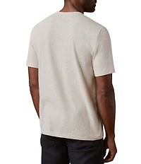 Faherty Sunwashed Organic Cotton Pocket Short Sleeve T-Shirt