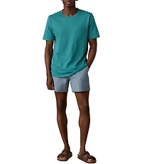 Faherty Sunwashed Organic Cotton Pocket Short Sleeve T-Shirt