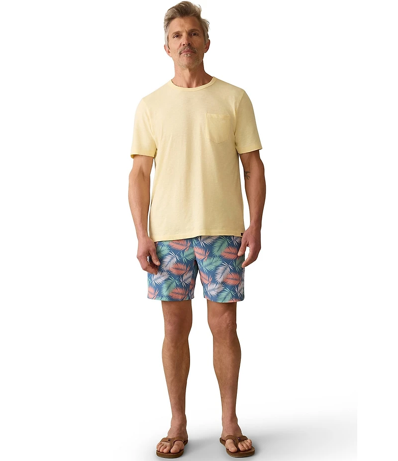 Faherty Sunwashed Organic Cotton Pocket Short Sleeve T-Shirt