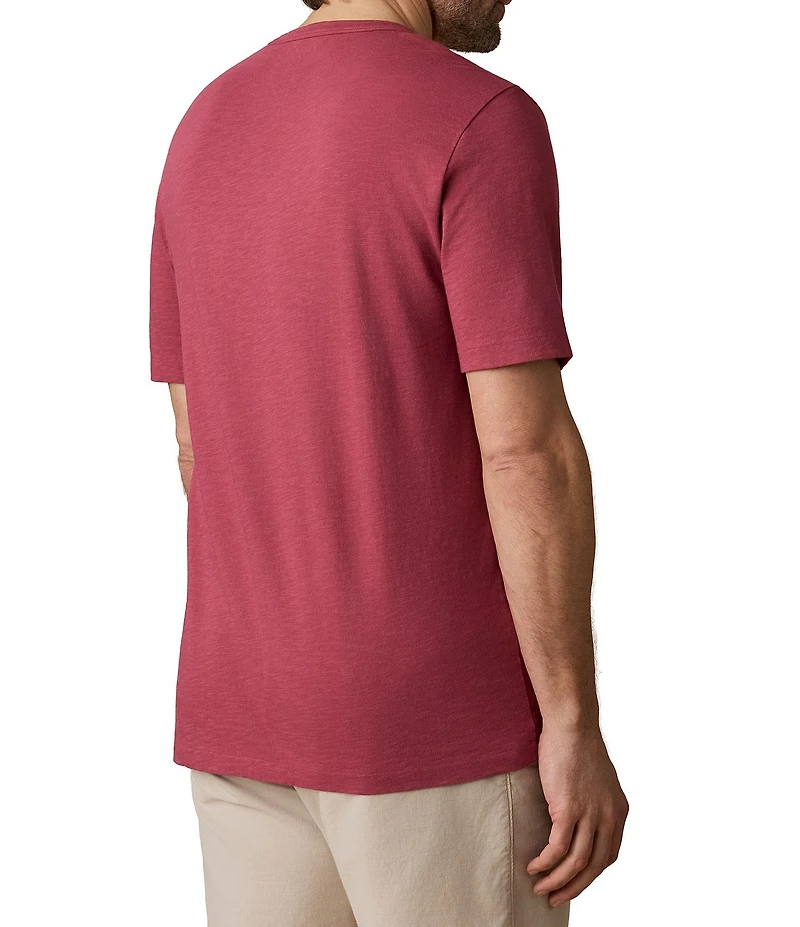 Faherty Sunwashed Organic Cotton Pocket Short Sleeve T-Shirt