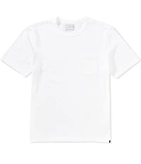 Faherty Sunwashed Organic Cotton Pocket Short Sleeve T-Shirt