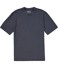 Faherty Sunwashed Short Sleeve Henley Shirt