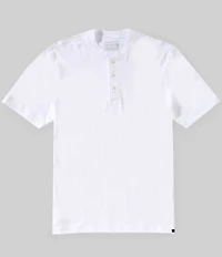 Faherty Sunwashed Short Sleeve Henley Shirt