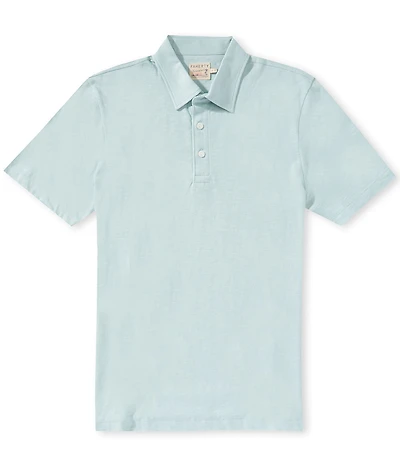 Faherty Sunwashed Short Sleeve Polo Shirt