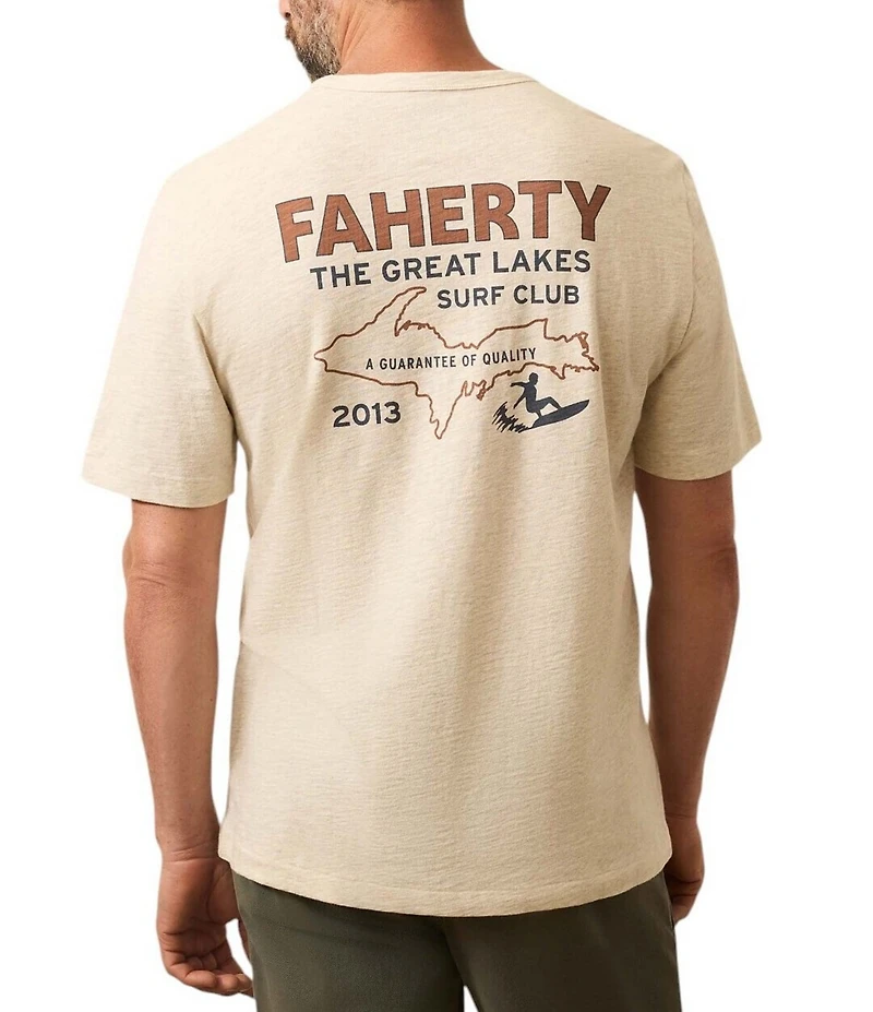 Faherty Sunwashed Short Sleeve T-Shirt