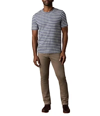 Faherty Sunwashed Stripe Short Sleeve T-Shirt