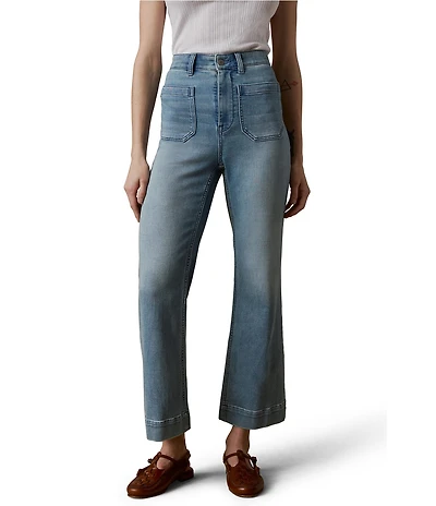 Faherty Terry Stretch Denim Flare Leg Jeans