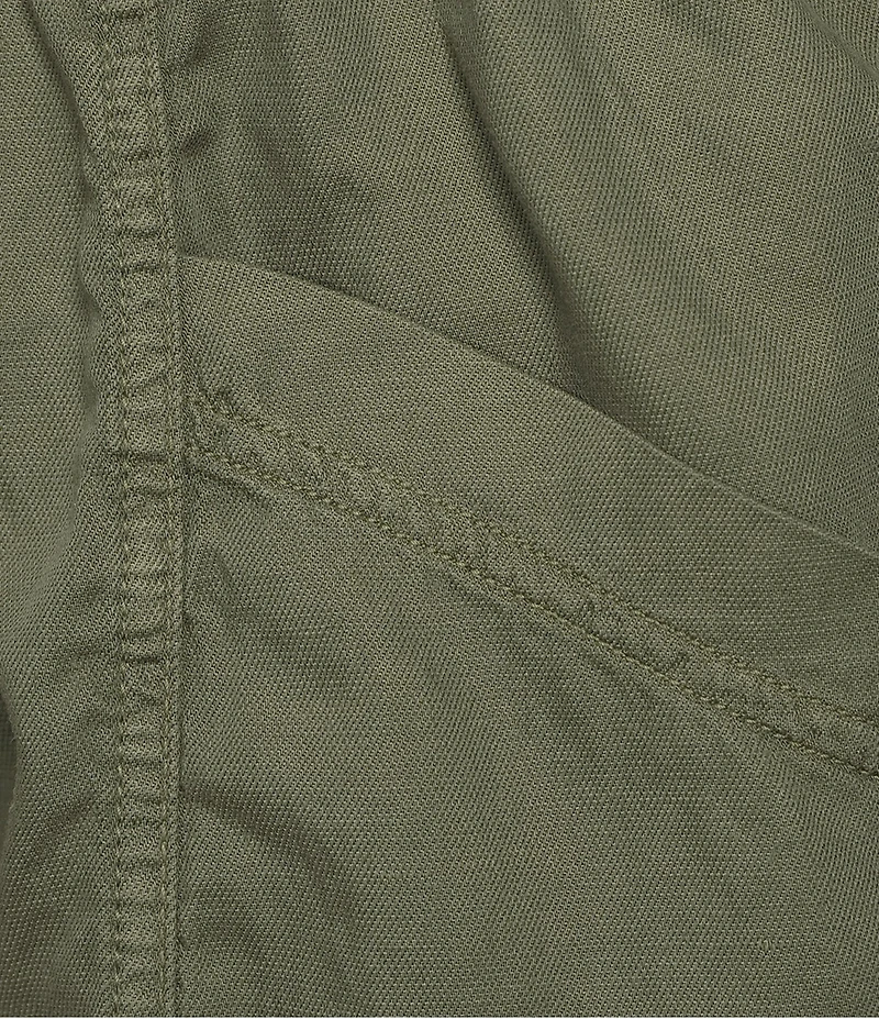 Faherty Topanga Organic Cotton Blend High Rise Flat Front Shorts