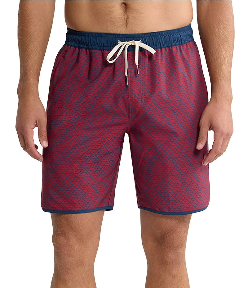 Fair Harbor Allover Printed 6#double; Anchor Swim Trunks