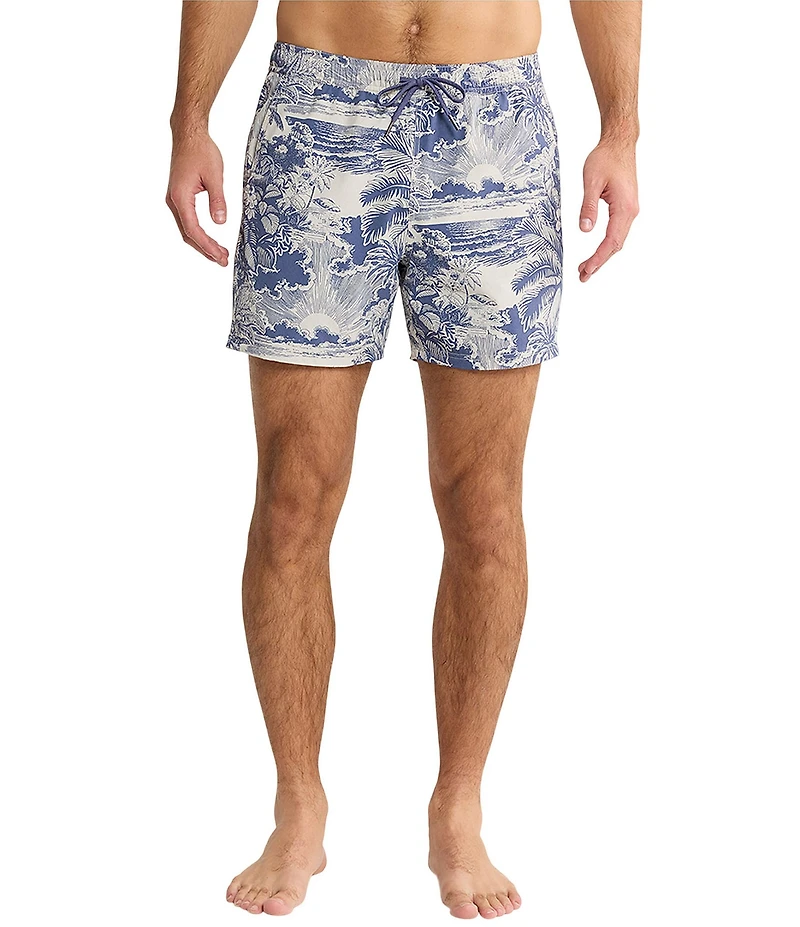 Fair Harbor Bayberry Bungalow 5#double; Inseam Swim Trunks