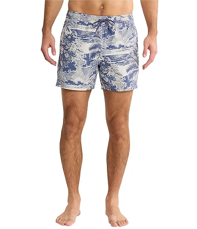 Fair Harbor Bayberry Bungalow 5#double; Inseam Swim Trunks