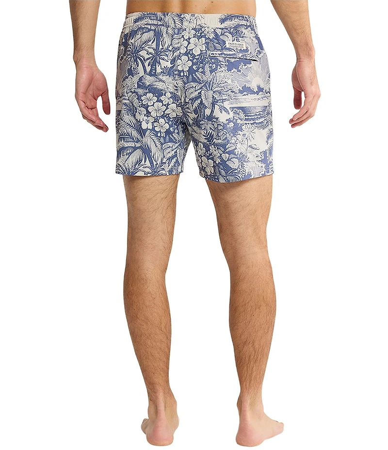 Fair Harbor Bayberry Bungalow 5#double; Inseam Swim Trunks