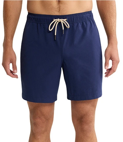 Fair Harbor Bayberry Solid 7#double; Inseam Swim Trunks
