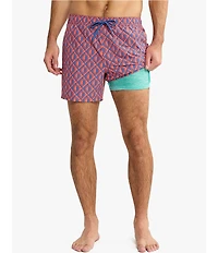 Fair Harbor Cobalt Sun Bungalow 5#double; Trunks