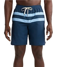 Fair Harbor Light Blue Stripe 6#double; Anchor Trunks