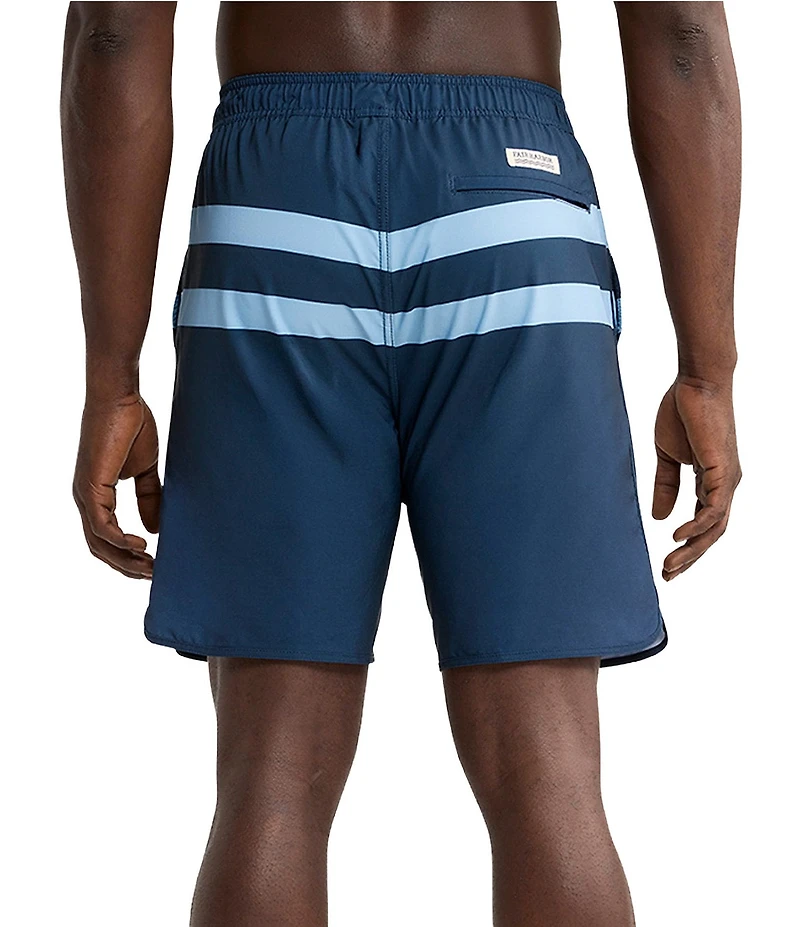 Fair Harbor Light Blue Stripe 6#double; Anchor Trunks