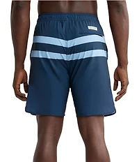 Fair Harbor Light Blue Stripe 6#double; Anchor Trunks