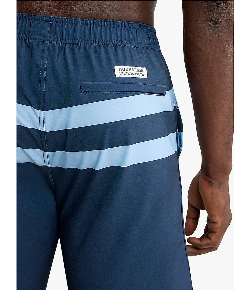 Fair Harbor Light Blue Stripe 6#double; Anchor Trunks