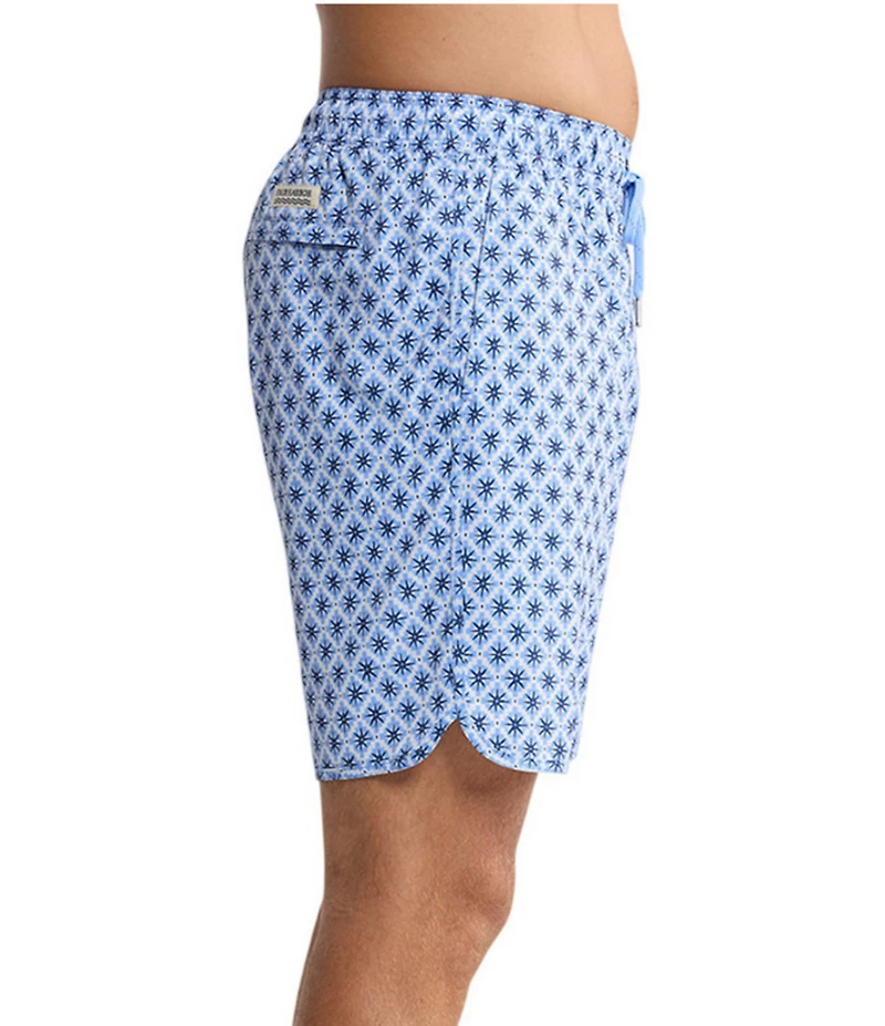 Fair Harbor Printed Anchor 6#double; Inseam Swim Trunks