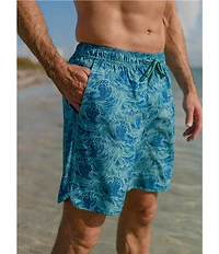 Fair Harbor Rushing Waves 8#double; Inseam Swim Trunks