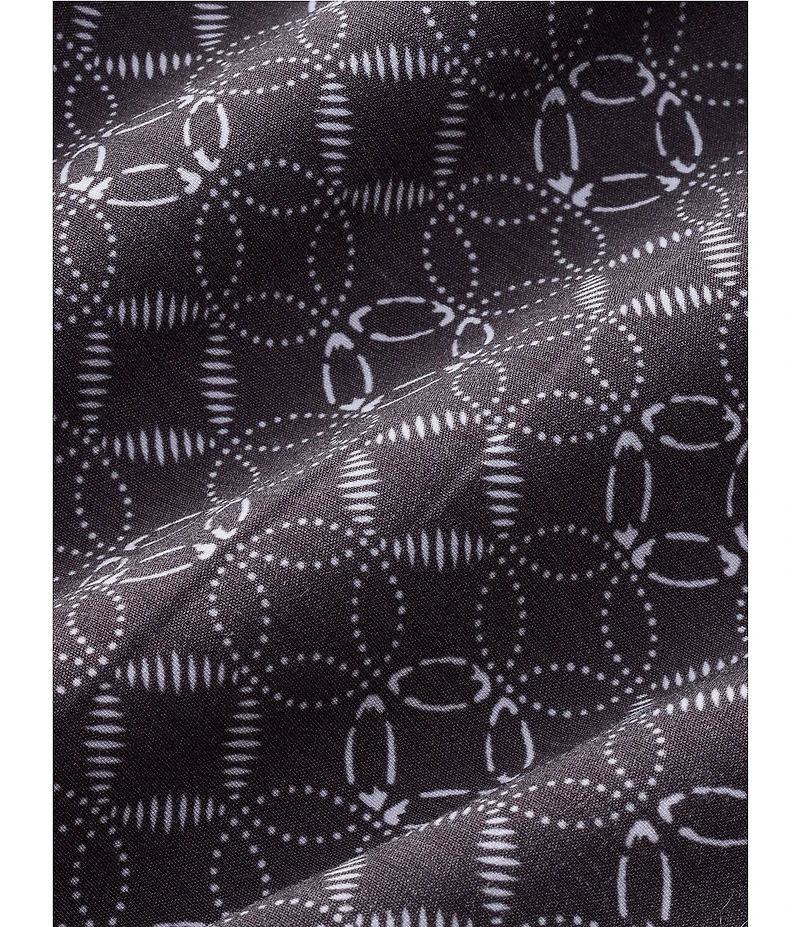 Fair Harbor Sea Circles 7#double; Inseam Bayberry Swim Trunks