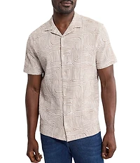Fair Harbor Short Sleeve Castaway Textured Camp Top