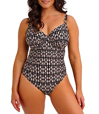 Fantasie Shell Bay Sweetheart Neck Full Cup One Piece Swimsuit