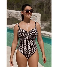 Fantasie Shell Bay Sweetheart Neck Full Cup One Piece Swimsuit