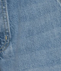 Farm Rio Barrel Leg Mid Rise Denim Jeans