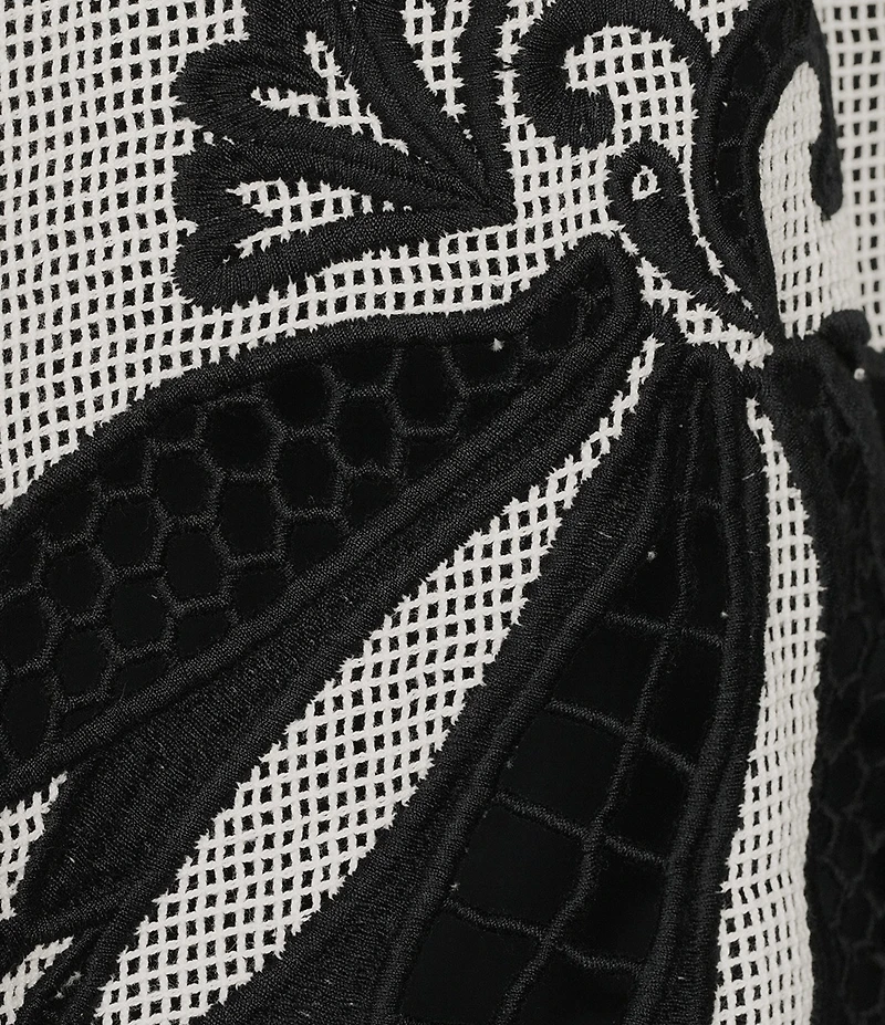 Farm Rio Copacabana Beach Black Halter One Piece Swimsuit