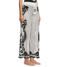 Farm Rio Copacabana Beach Off White Pant Swim Cover-Up