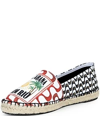 Farm Rio Copacabana Print Slip On Espadrilles